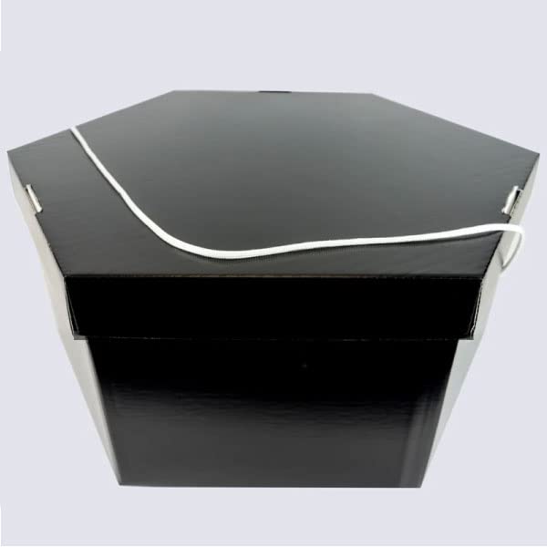 Hat Boxes | Hat Boxes Storage | Hat Boxes with Lids | More Bang for Your Box | Hat Box ideal for Retailers, Manufacturers, Collectors & Individual Buyers | Black