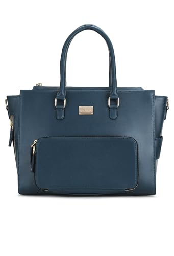RASHKI JUNO - Women Work and travel tote bag with Detachable Shoulder Strap | Office bag | All in one Lunch-box bag | 15.6 Inch Laptop (Medium or Oversized) (Medium, Blue) (B0CW6DT67F) Amazon Price History, Amazon Price Tracker