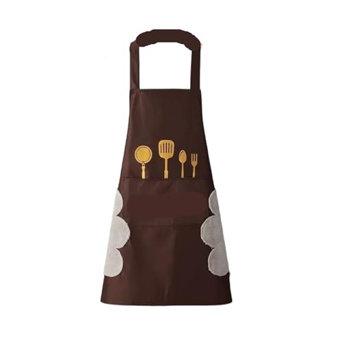 Tablier universel contre les taches de nettoyage marron homme et femme