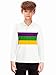 Remimi Mardi Gras Shirts for Kids Boys Purple Green Gold Stripe Polo New Orleans Button Tshirts 7-8 Years