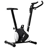 Peso total: 25 libras Bicicleta estática con cinturón de resistencia negro, ejercicio y fitness, cardio, máquinas cardiovasculares
