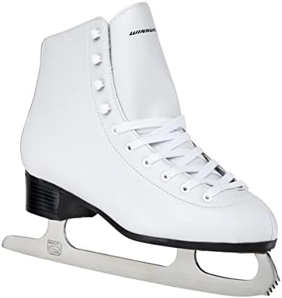 Winnwell Ice Skates for Women - White Figure Skates for Girls & Women - Great for Beginners & Recreational Female Skaters (Senior 11)