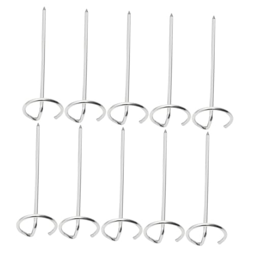 MUELODSIC 10 pezzi Spiedini Verticali in Acciaio Inossidabile per Barbecue e Friggitrice ad Aria Resistenti e Riutilizzabili per Kebab Verdure e Carne per Grigliate in Famiglia