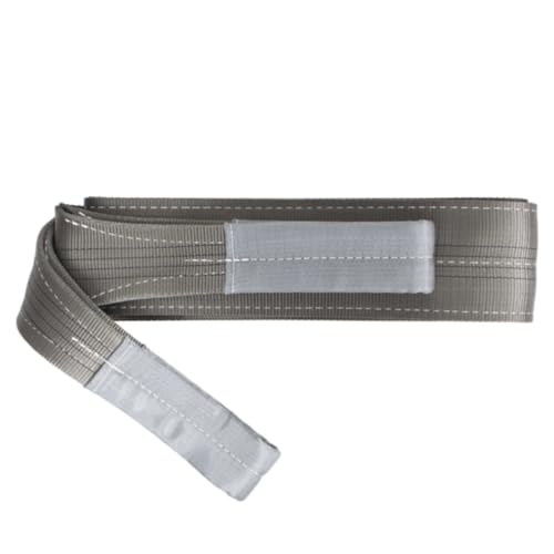 Image of Conclood India Closing Webbing Sling Lifting Belt | Towing Vehicle | For Lifting Heavy Weight | Use for Handling materials in warehouses | Polyeste Material | Grey Color (4 Ton 5 Meter).