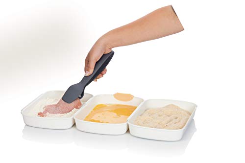 Tescoma Presto Set per impanatura, Bianco, 17x25