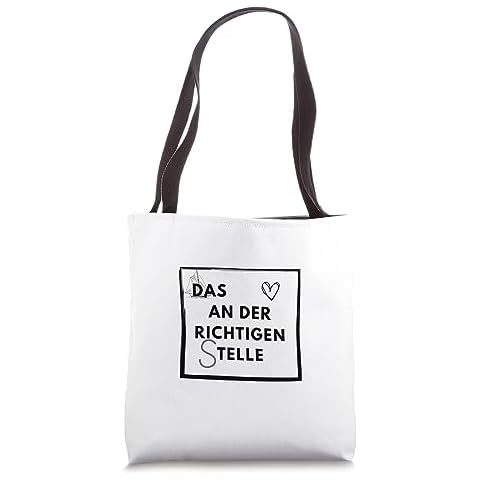 Das Herz an der richtigen Stelle Tote Bag Cover