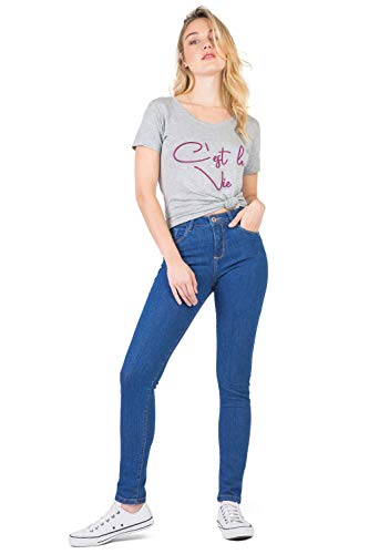 Calça Jeans Skinny Cós Alto Blue Dstyer DSTYER/42