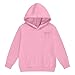 2 Piece Lounge Set For Girls Casual Y2K Bow Printed Lightweight Sweatsuit Fashion Comfort Drop Shoulder Tracksuit Pink,4-5 Years