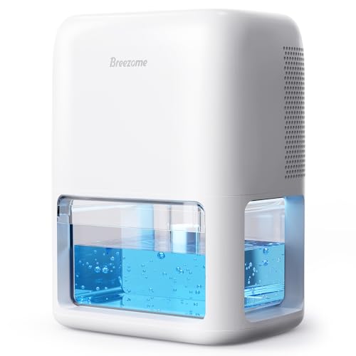 Top 10 Picks for the Best Small Bathroom Dehumidifier 5 BREEZOME 60 OZ Dehumidifiers for Home, Dual-Semiconductor Quiet Dehumidifier with Timer Sleep Mode Auto-Off 7 Colors Light Portable Small Dehumidifiers for Bathroom, Cloakroom, RV