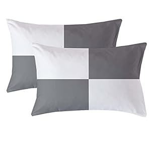 Indore Cotton Micro Filled Checked Cotton Pillow Combo Set of 4 for Bed Room - 20