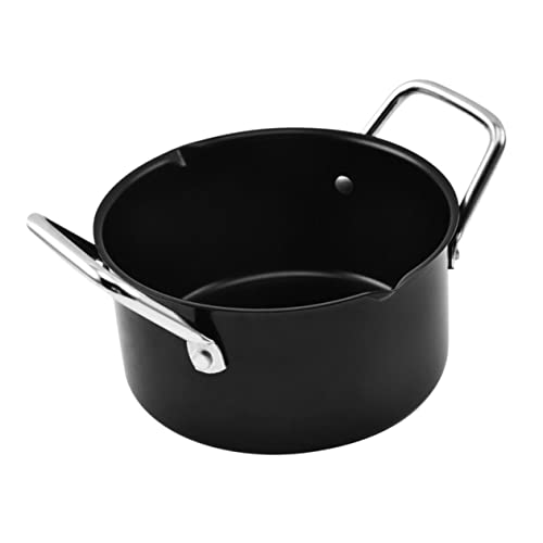 KICHOUSE Thicken Carbon Steel Stew Pot Non-Stick Outdoor Cookware Camping Cookware Stove Kettle Camping Outdoor Cooking Pot