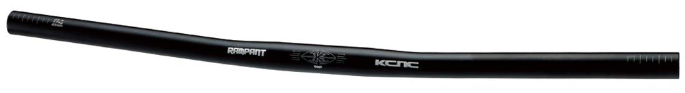 KCNC Bicycle Handlebar, 6061 Aluminum, Lightweight, Lampant Flat, Black, 1.0 inches (25.4 mm)