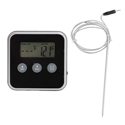 TANIQIACA Digital Meat Thermometer for Grilling with Digital Display Cooking and Grill Thermometer with Adsorption Fuction for Food