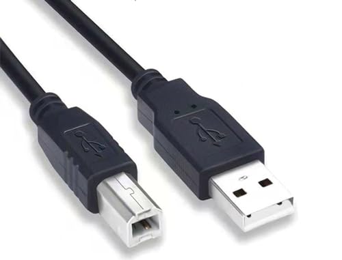 FJKERWDS USB MIDI Cable Cord Compatible for Alesis V61 MKII,Novation FLkey Mini,M-VAVE Smk-25,M-Audio Keystation 49 MK3/Oxygen Pro Mini MIDI Keyboard Controlle