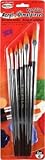 Meyco Synthetikpinsel 6er Set Katzenzunge Acryl/Ölmalpinsel