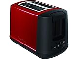 Elevación extra alta Moulinex LT340D11 2rebanada(s) 850W Rojo, Acero inoxidable - Tostador (2 rebanada(s), Rojo, Acero inoxidable, Giratorio, 850 W)