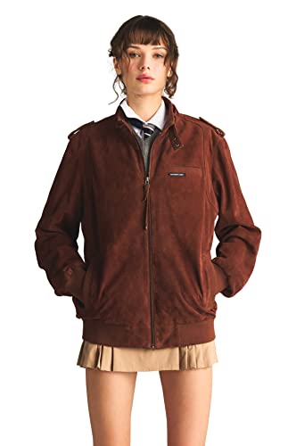 Members Only Women's Soft Suede Iconic Oversized Jacket