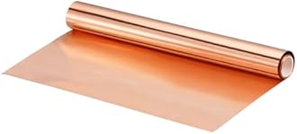 uxcell Copper Sheet Roll 3500mm x 300mm x 0.03mm, 99.9% Pure Copper Strip Copper Flashing Metal Foil Plate for Electricity DIY Projects (Multiple Sizes)