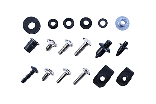 Kit visserie AVDB finition alu argent haut de gamme pour carénage SBK 848