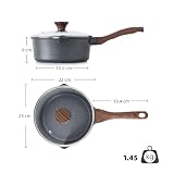 SENSARTE 22 cm szwajcarski granit powłoka nieprzywierająca rondel z