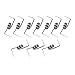 10 Pieces Fishing Reel Wheel Springs Clips DIY Modified Tool Accessory Stainless Steel Retaining Clip Part Repair Tool, 3mm Springs