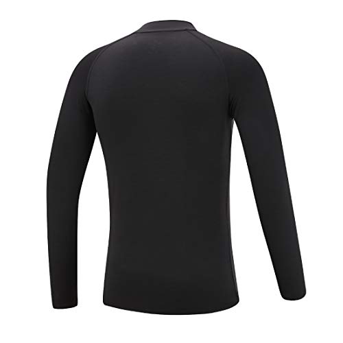 LEAO Youth Boys Compression Shirt Long Sleeve Fleece Quick Dry Sports Baselayer Soccer Baseball Basketball Undershirt3