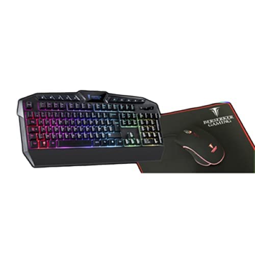 BERSERKER GAMING GX-800 (3EN1) Clavier - Souris - Tapis RGB Backlight Thor
