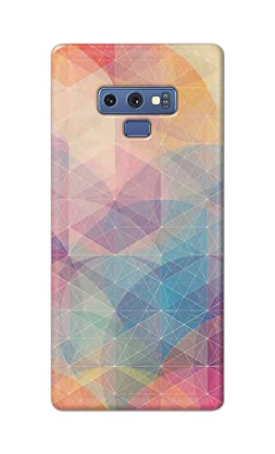 Image of PRINTFIDAA Printed Hard Back Cover Case for Samsung Galaxy Note 9 Back Cover (Crumpled Paper Design) -1803
