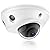 4K 8MP Mini Low Profile Dome PoE IP Camera Indoor 98 Feet Night Vision, 2.8mm Lens 105° Wide Angle, Waterproof IP67, H.265, Compatible with Uniview NVR