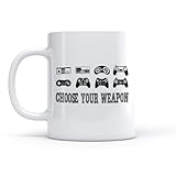 AYUEHBN Tazas Grandes para Bebidas Calientes Cita de juegos Joysticks Videojuego Jugador （11oz/320ml） Oficina, hogar, cafetería, apto para lavavajillas y microondas