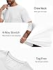 GOLDPKF Sun Protection Clothing Men Lightweight Sports T-Shirt Walking Short Sleeve UPF 50+ Top White XXL #4