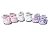 18 Inch Doll Shoes- 3 Pairs of Bow Mary Janes- Fits 18 Inch Girl Dolls (Pink Purple White)