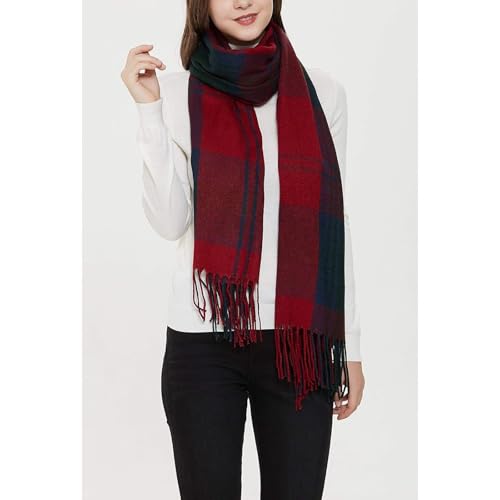 Shawl Wraps for Women Scarf Long Shawl Big Grid Winter Warm Lattice Large Scarf Winter Scarf for Women2