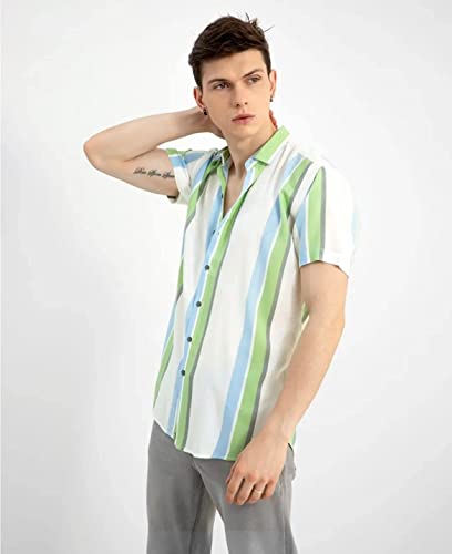 Image of Funky Printed Shirt for Men Half Sleeves