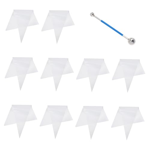 BESTonZON 20piezas Plástico Para Construcción Bolsa Aplicadora Para Lechada De Azulejos Bolsa Selladora Para Juntas y Mampostería Resistente y Reutilizable