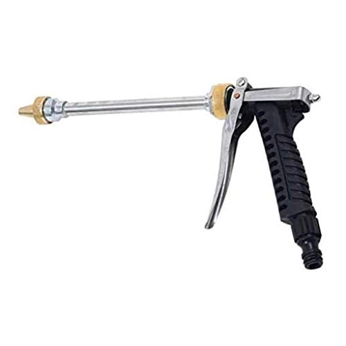 Preisvergleich Produktbild Giow Gartenschlauch-Spritzpistole mit Vollmessingdüse Multifunktionale einstellbare Wasserpistole Hochdruck-Hochleistungspistole