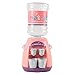 Perfeclan Simulazione Distributore d'Acqua Giocattolo Fontanella in Miniatura Modello di Piccola Macchina per Bere per casa delle Bambole Accessori Bambini , Rosa