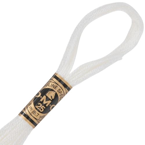 Image of Hobby Lobby DMC Cotton Embroidery Floss - 3865 Winter White, Set of 12