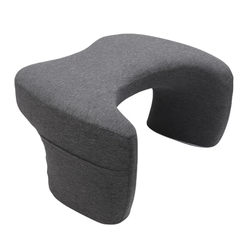 SIXRUN Almohada para Portátil, Soporte Ergonómico de Espuma Viscoelástica para Juegos, Trabajo y Lectura con Diseño Compacto para Cama o Sofá