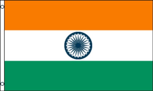 India Flag (Polyester), 2' x 3'