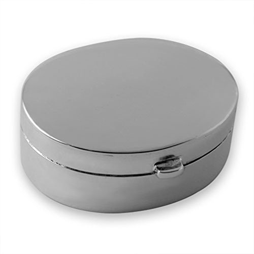 Comprimé ovale plaqué argent sterling fort apprêt pour création de bijoux DIY