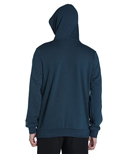 Image of Puma Cotton Men Ess Big Logo Hooded Neck Hoodie Fl (S) Mineral