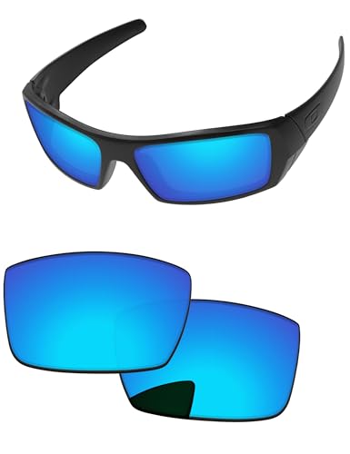 Image of Replacement Lenses for Oakley Gascan OO9014 60mm Sunglass - Precision Fit, UV Block & Impact Resistant
