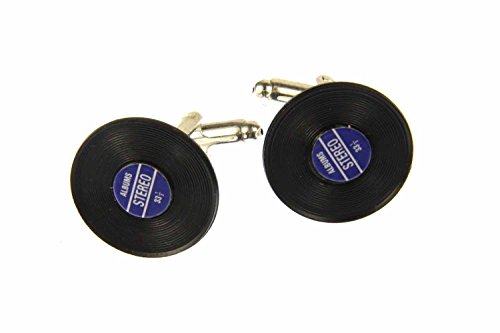 Miniblings Record Records Cuff Links Cufflinks Box Vinyl LP DJ Music Blue