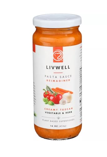 Pasta Sauce Reimagined - Creamy Tuscan Vegetable & Herb - 16 oz (Pack of 6) - Plant Based, Vegan & Gluten Free - No Added Sugar & Non GMO image 4