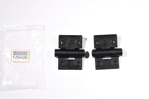 CANJPTON Lot de 2 charnières de rechange en plastique ABS peint pour porte Keter Woodland / Store-It-Out XL / Midi et autres Noir – vue 8