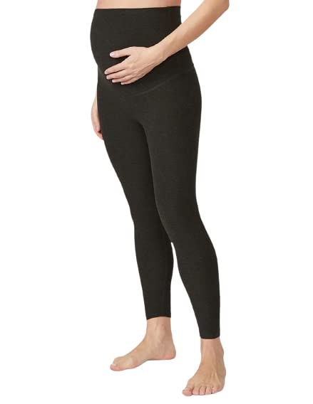 shaperx Women's Over The Belly Super Soft Support Maternity Leggings High Waist Pack of 1-picture-48