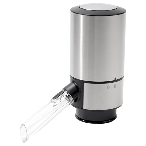 Aireador y vertedor eléctrico de vino con bomba dispensadora automática y carcasa de acero inoxidable para una oxidación rápida y un servicio perfecto en la cocina del hogar Aireador y vertedor eléctrico de vino con bomba dispensadora automática y carcasa de acero inoxidable para una oxidación rápida y un servicio perfecto en la cocina del hogar