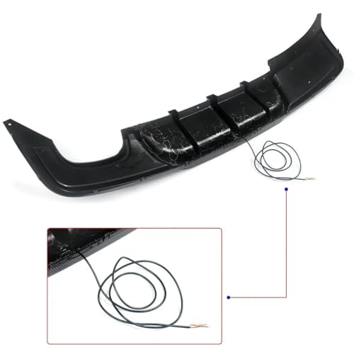 Difusor trasero de parachoques estilo MP para BMW E82 135i Coupe con labio protector 3