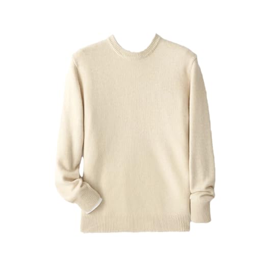 Men's Winter Wool Sweater O-Neck Pullover Thick Long Sleeve Knitted Warm Lightweight Pullover
